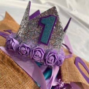 Baby Girl First Bday Set